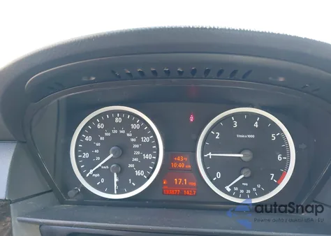 2006 BMW 550I из США, поврежденный, VIN WBANB535X6CN93309